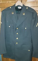 Vintage US Army Military Service coat and pants suit Coat Size 42 regular - £19.47 GBP