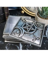 Triple Moon Goddess Occult Wicca Pagan Decorative Jewelry Box With Alche... - $530.53 MXN