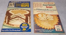Pillsbury Grand National Recipe and Baking Contest no 5 and 6 1954 1955 Lot - £15.91 GBP