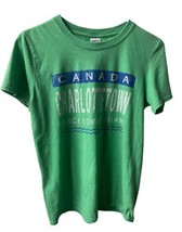 Gildan T shirt Canada Charlottetown Prince Edward Island Size S Kelly Green - £11.39 GBP