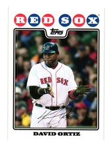 2008 Topps Boston Red Sox #BOS1 David Ortiz Boston Red Sox - £2.31 GBP