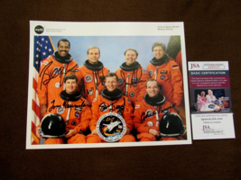 STS-55 SHUTTLE CREW NASA ASTRONAUTS SIGNED AUTO VINTAGE LITHO PHOTO JSA ... - $395.99