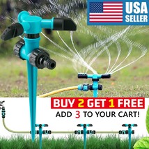 360 Flexible Garden Yard Lawn Water Sprinkler Watering Sprayer Automatic... - £17.29 GBP