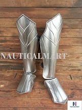 Halloween Thranduil&#39;s Armor - Steel Leg Greaves- LOTR (The Hobbit)-LARP Elven Le - £117.52 GBP