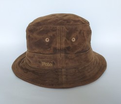 Polo Ralph Lauren Suede Bucket Hat Free Worldwide Shipping T/3004 - $118.67