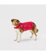 Wondershop Dog Puffer Jacket Coat Red Size Medium - £19.65 GBP