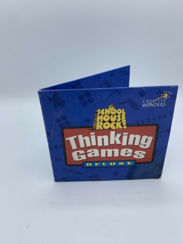 Primary image for Thinking Games Deluxe by Creative Wonders School House Rock! 2 CD Set