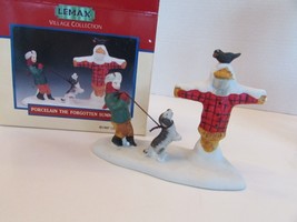 Lemax 73213 The Forgotten Summer Scarecrow Snow Covered Figures Village ... - £9.44 GBP