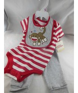 Baby Starters Baby Child Outfit Size 9 Mo Pants Snap Shirt Bib Rashti &amp; ... - €14,35 EUR