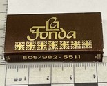 Vintage Matchbox  La Fonda  The Inn At The End Of The Trail  Santa Fe, N... - $12.38