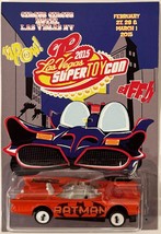 Orange 1966 TV Batmobile Custom Hot Wheels  &#39;15 Vegas Super Toy Conventi... - £94.40 GBP