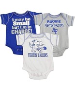 NEW 3 LOT NCAA INFANT AIR FORCE FIGHTIN’ FIGHTING FALCONS ROOKIE 1-PC BO... - $9.38