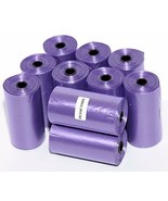 4000 DOG PET WASTE POOP BAGS 200 PURPLE REFILL ROLLS WITH CORE by Petout... - $88.89 CAD