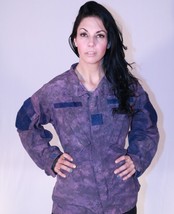 AIRSOFT PAINTBALL MILITARY GRADE ACU JACKET CUSTOM COLOR PURPLE ALL SIZES - £25.48 GBP