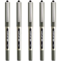 uni-ball Eye Fine Rollerball Pen 0.7 mm Line Ub-157 Black Pack of 5 - £13.14 GBP