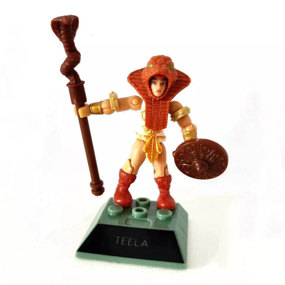 Action Figure Mega Bloks Motu He-man Fisto Faker Teela Stinkor Evil-Lyn 2&quot; Mini  - £7.50 GBP