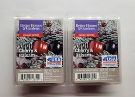 Cherry &amp; Balsam Better Homes and Gardens 2 Packs Scented Wax Cube Melts - £9.47 GBP