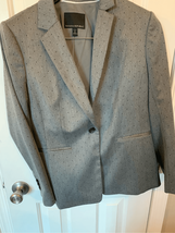 Banana republic gray pokedot blazer size 8p - $34.65