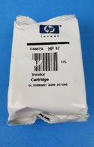HP 57 Tri-Color Ink Cartridge,C6657AN Genuine Factory Sealed out of box - £9.50 GBP