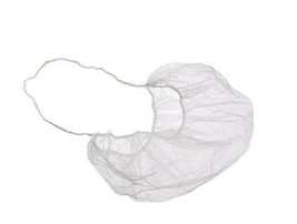 NEW Disposable Beard Nets Facial Coverings 100 ct white spun bonded polypropylen - £11.84 GBP