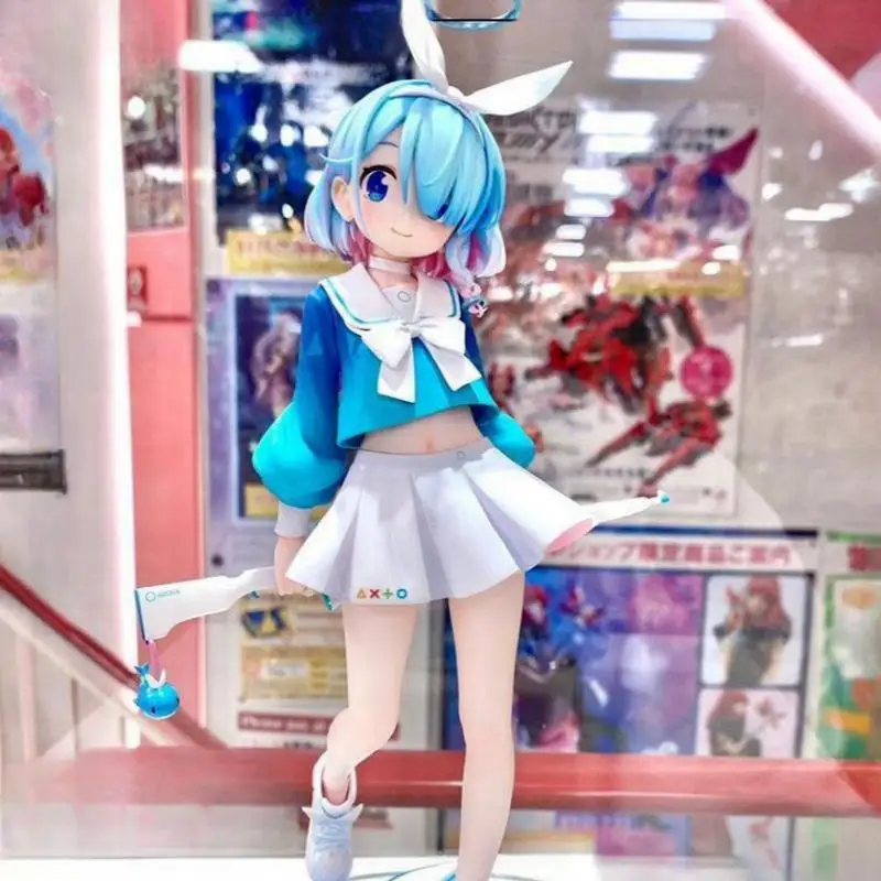 22cm Blue Archive Arona Anime Girl Figure Figma Ichinose Asuna Bunny Gir... - $30.42