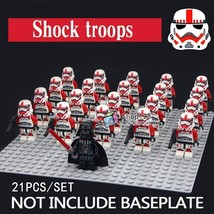 21pcs/set Shock troopers and Darth Vader Star Wars Movie Minifigures Toys - £26.53 GBP