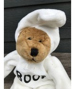 Vintage Boo Bear Hooded White Halloween Ghost Costume Trick Or Treat 11”... - £16.51 GBP