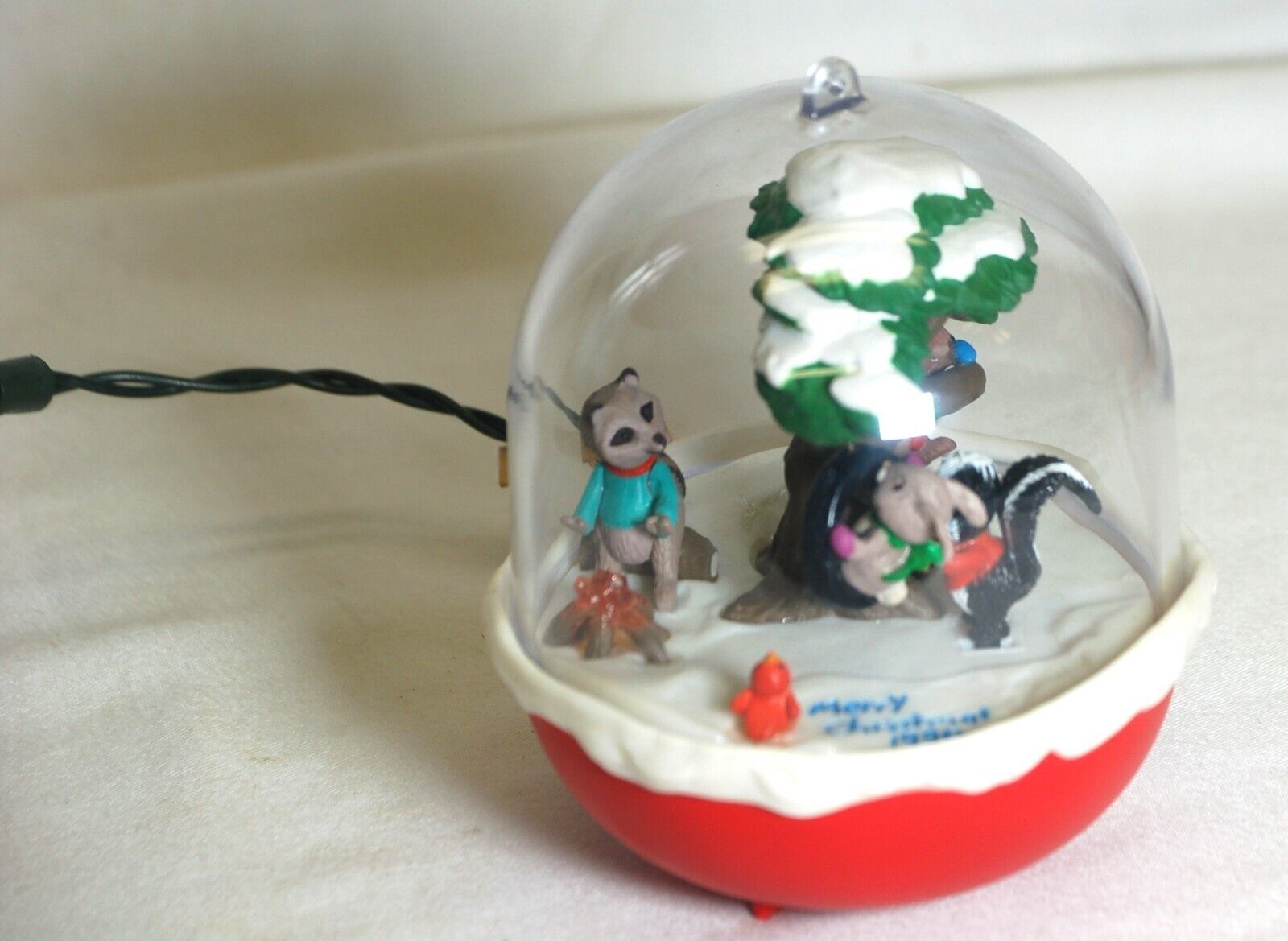 Primary image for Hallmark Keepsake Ornament Forest Frolics Magic Light and Motion with Box 1990