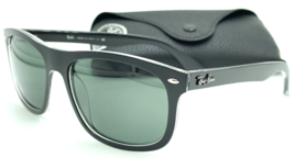 NEW RAY-BAN RB 4226 6052/71 MATTE BLACK W/GREEN LENS AUTHENTIC SUNGLASSE... - £163.32 GBP