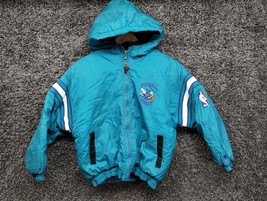 Vintage Pro Play Charlotte Hornets Jacket Youth Large 14 - 16 Reversible - £54.93 GBP