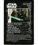 QUI-GON JINN Star Wars Top Trumps Card Game Card by Disney Brand New - £2.33 GBP
