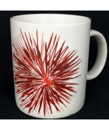 Starbucks Fireworks Starburst red white Coffee Mug Cup 2014 12oz 354ml - $11.95