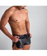 Stylish Genuine  Short Pants Boxer Lambskin Sports Leather Casual Black ... - $1,721.01 MXN+