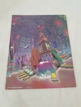 Mead FuturoCity Design 1997 Vintage 2 Pocket Folder School Supplies - $190.17 MXN