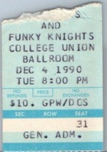 Blues Traveler Concert Ticket Stub December 4 1990 Garden City New York - £19.32 GBP