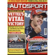 Autosport Magazine - October 14 2010 - £2.68 GBP