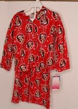 Disney  Minnie mouse Girls Holiday long sz 4 Pajamas flame resistant - $15.83