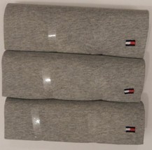 3 Tommy Hilfiger Slim Fit Mens Cotton Gray Black V Neck T-SHIRTS Undershirts - £23.99 GBP