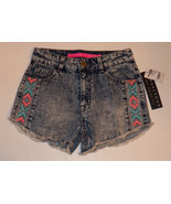 NWT Tinseltown Acid Wash Blue Jean Denim Shorts High Waist Sz 0 Charlott... - £10.02 GBP