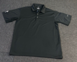 Nike Men&#39;s Sphere Dry Short Sleeve Black Golf Polo Size Large Bighorn GC - £14.03 GBP