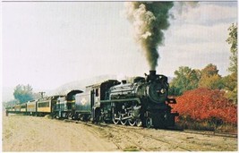 Postcard Train 127 Steamtown USA Bellows Falls To Chester Vermont - £2.73 GBP