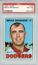 1967 Topps Bruce Brubaker #276 PSA 8 P1313 - £20.33 GBP