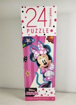 Disney Junior Minnie Mouse 24 Piece Puzzle Size 9.1 X 10.3 - £7.89 GBP