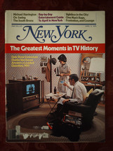 NEW YORK Magazine April 3 1978 Great Television Marshall McLuhan South Bronx - £12.46 GBP