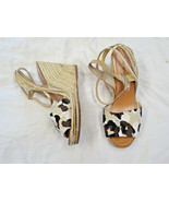 Kate Spade wedge sandal with canvas top    Size 7 1/2 - £18.30 GBP