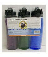 Water Bottles 3 pk Camping,Sports, Hiking,Exercise, Gym, Cycling, Tennis... - $27.52