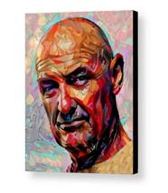 Framed Abstract LOST TV Show John Locke Art Print Limited Edition w/signed COA - $19.19