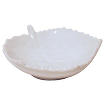 HIC Harold Import Co Porcelain Leaf Tea Bag Caddy - White, Pack of 1 - $7.82