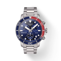 Tissot Seastar 1000 Chronograph Blue Dial 45.5MM Quartz Watch T120.417.11.041.03 - £324.69 GBP