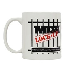 MDA LOCK UP 14oz Coffee Mug Benefit the Muscular Dystrophy Association - $5.00